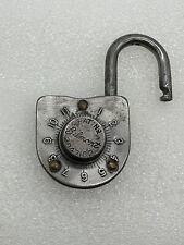 Vintage Belmont Combination Padlock No. 2047102 With 2 Number Combo picture
