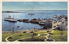 Mackinac Island Michigan 1930s Postcard Mackinac Bay & City Steamer picture