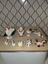 Vintage  Lot Of 9 Porcelain Figurines, Some Marked 