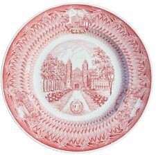 10” RED & WHITE (THE CHAPEL BATES COLLEGE BY WEDGEWOOD) picture
