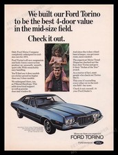 Ford Torino Car 1970s Print Advertisement Ad 1972 "More car than you expected" picture