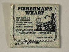 Seafood Grotto Captains Bridge Restaurants Full Matchbook Kewalo Basin Honolulu picture