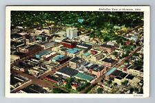 Shawnee OK-Oklahoma, Aerial Of Town Area, Antique, Vintage Souvenir Postcard picture