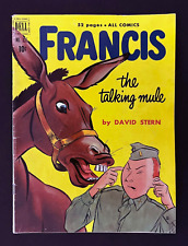 FRANCIS THE FAMOUS TALKING MULE #1 1951 Nice Copy Dell Four Color #335 1951 picture