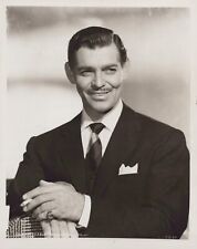 HOLLYWOOD BEAUTY CLARK GABLE HANDSOME STUNNING PORTRAIT 1950s VINTAGE Photo C40 picture