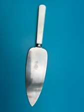 Prill Sheffield England Stainless Steel Vintage Cake Pie Server White Handle picture