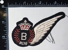 WWII RCAF Royal Canadian Air Force Bombardier Toggler Wing Badge Patch picture