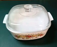 Vintage Corning Ware Spice of Life A84B Casserole Roaster Dish & Dome Lid P12C picture
