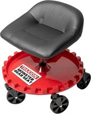 2-230 Monster Rolling Padded Mechanic Stool Seat Garage Shop Roller Work Chair picture