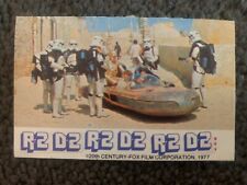 1977 Tip Top Star Wars R2-D2 Space Ice Sticker picture