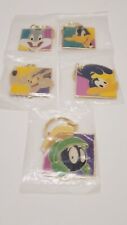 Vtg Warner Bros. Looney Tunes Assorted Metal Keychains ~1994~ NEw~Lot of 5 picture
