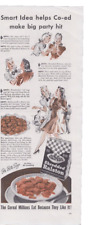 1941 Print Ad Shredded Ralston Cereal Smart Idea helps Co-ed make big party hit picture