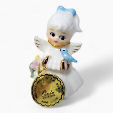Vintage Napcoware Bone China Musical Angel Of The Month Figurine Jan - Dec NWT picture