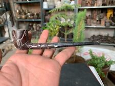 Rare Vintage Old Collectible Handcrafted Wooden 10 Kiko Tanzania Smoking Pipe picture