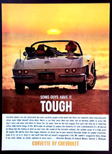 Chevy Corvette Convertible Original 1962 Vintage Print Ad picture