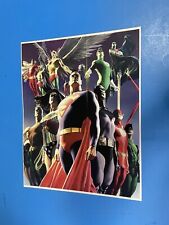 DC COMICS JUSTICE FOR ALL POSTER PIN UP ALEX ROSS NEW. picture