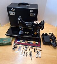 Nice 1950 Singer 221 Featherweight Sewing Machine Serviced  picture