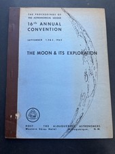 1962 Astronomical League Proceedings Book Moon Exploration Lovelace Spitz picture