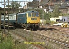 Railway Photo - Half Frame At Kenton - 5 c1978 Class 86 / 87 BR Blue picture