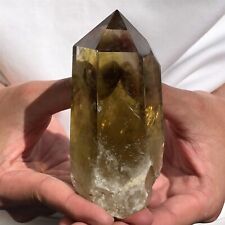 0.66LB TOPNatural smoky citrine quartz obelisk crystal point wand tower healing picture