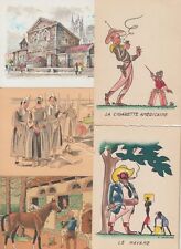 FOLKLORE TOPO French Artists Publisher comic 196 Postcards mostly pre-1950 (L4567) picture