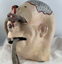 Vintage Carnival Haunted House Severed Head Prop Halloween Macabre Prop Lot 4 picture
