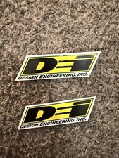 X2 DEI Design Engineering Inc Heat Shield Logo Advertising Sticker Decal Vinyl picture
