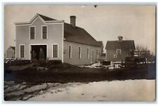 c1910's Men Blacksmith Workers Houses Scene RPPC Photo Unposted Antique Postcard picture
