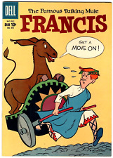 Francis The Famous Talking Mule # 1 (8.5 ) Dell No. 991 Vintage 1959 picture