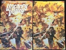 Uncanny Valley #1 Francesco Mattina C2E2 Trade & Virgin Set Dave Wachter Boom picture