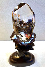 1.19LB Natural Color Ghost Phantom Quartz Crystal Mineral Specimen Healing+stand picture