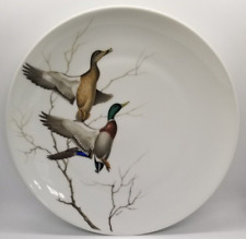 LIMOGES Maynard Reece Mallards Bird Art Plate Numbered France Plate 12