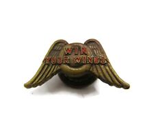Win Your Wings Antique Vintage Pin picture