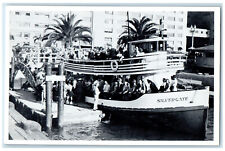 c1940's Daily Trips on San Diego Bay Excursion Boat Silvergate CA Postcard picture