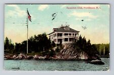 Providence RI-Rhode Island, Squantum Club, Antique Vintage c1910 Postcard picture