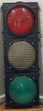 Retired Black South Carolina 12” LED Traffic Signal Red Yellow Green Stop Light picture