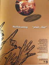 JUDAS PRIEST 1987 magazine PROMO AD  ORIGINL (UNFRAMED) picture