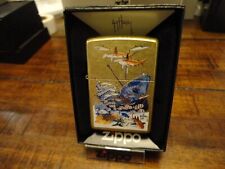 GUY HARVEY FISH SHARKS SHIPWRECK ZIPPO LIGHTER MINT IN BOX picture