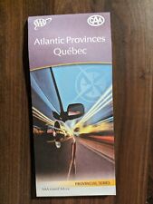 New AAA ATLANTIC PROVINCES/QUEBEC CANADA ROAD MAP  CAA Provincial Highway CAN NE picture