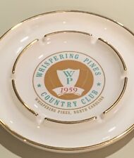 1959 Whispering Pines Country Club North Carolina Golf Course Cigar Ashtray picture
