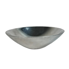 Nambe #547 Aluminum Fruit Salad Bowl Round Metal Silver Tone 9 3/4
