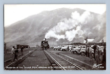 RPPC 1940'S. SILVER VISTA ARRIVING AT SILVERTON, COLO. POSTCARD. XZ24 picture