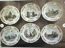 Wedgwood Queen's Ware Christmas Plates Set of 6 Dated 1980'S picture