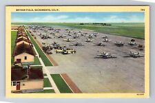 Sacramento CA-California, Mather Field, Aircraft, Antique, Vintage Postcard picture