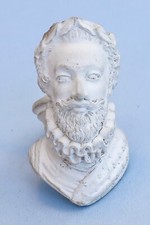 Rare 18th or 19th C Gambier Clay Pipe Paris France King Henri IV Bourbon picture