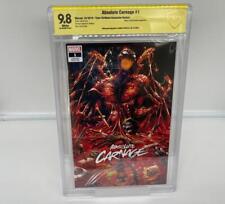 Absolute Carnage #1 CBCS 9.8 Signature Series Kirkham Variant Cates Marvel 2019 picture
