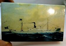 JOHNSON LINE Sweden Box of Matches SS Nordstjernan steam Ship 1899 steamship picture