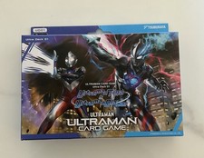 Ultraman Card Game Ultra Deck 01 featuring Ultraman Tiga & Blazar Rare English picture