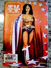 TV Guide 1980 Wonder Woman Lynda Carter International TV Guia EX COA Rare  picture
