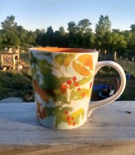 Collectors Starbucks 2008 Fall Leaves Foliage Berries Coffee Mug 14 Fl Oz. Cup picture
